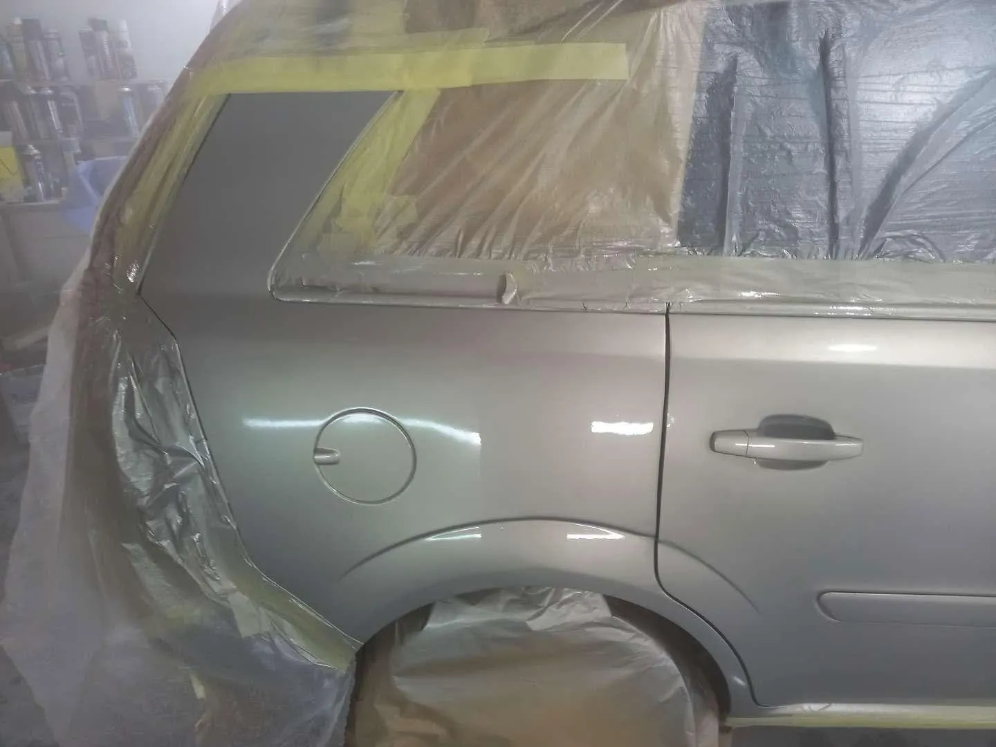 Car scratch repair in Rochdale, Car Body Shop enclosed workshop